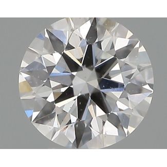 0.2 Carat Round D SI1 EX GIA Natural Diamond