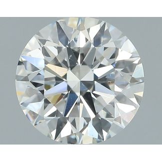 0.81 Carat Round F SI1 EX GIA Natural Diamond