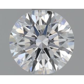 0.7 Carat Round D SI2 EX VG GIA Natural Diamond