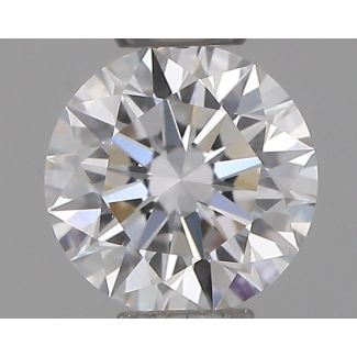 0.27 Carat Round F VVS2 EX GIA Natural Diamond