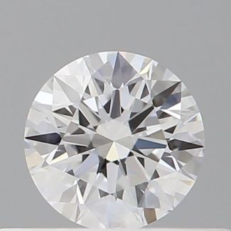 0.36 Carat Round D VVS1 EX GIA Natural Diamond