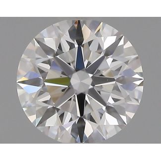 0.63 Carat Round E IF EX GIA Natural Diamond