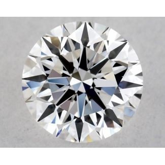 0.6 Carat Round D VVS2 EX GIA Natural Diamond