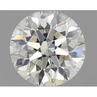 0.9 Carat Round H VS1 EX IGI Natural Diamond