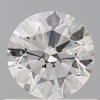 0.7 Carat Round F VVS2 EX VG GIA Natural Diamond