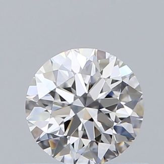 0.5 Carat Round D VVS2 EX GIA Natural Diamond