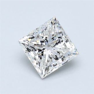 0.8 Carat Princess F SI1 - VG GIA Natural Diamond