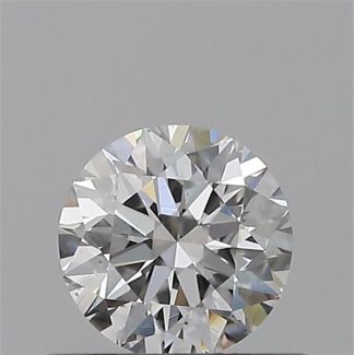 0.40 Carat Round D VS2 EX GIA Natural Diamond