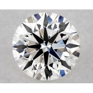 0.5 Carat Round E VVS1 EX GIA Natural Diamond