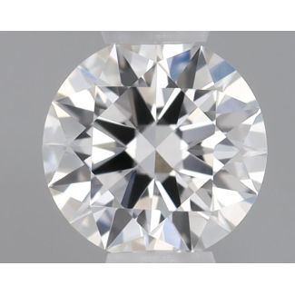 0.3 Carat Round F VVS2 EX GIA Natural Diamond