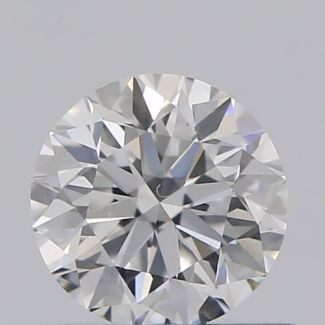 0.50 Carat Round E VS2 VG EX GIA Natural Diamond