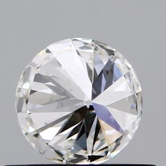 0.5 Carat Round H VS2 EX GIA Natural Diamond