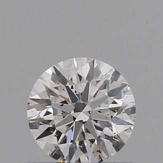 0.5 Carat Round E SI1 EX GIA Natural Diamond