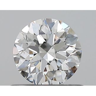 0.6 Carat Round G VS2 EX GIA Natural Diamond