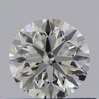 0.40 Carat Round I VVS1 VG EX GIA Natural Diamond