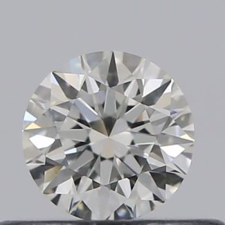 0.30 Carat Round H VVS1 EX GIA Natural Diamond