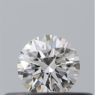 0.23 Carat Round G VVS1 EX VG GIA Natural Diamond