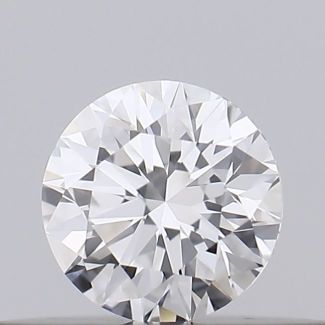 0.2 Carat Round D VVS2 EX GIA Natural Diamond