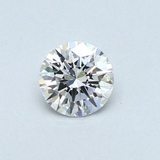 0.35 Carat Round D VVS2 EX VG GIA Natural Diamond