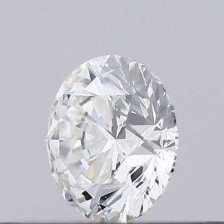 0.22 Carat Round F VVS2 EX GIA Natural Diamond