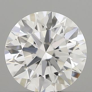 0.63 Carat Round D VVS2 EX GIA Natural Diamond