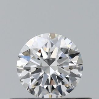 0.3 Carat Round F VVS2 EX VG GIA Natural Diamond