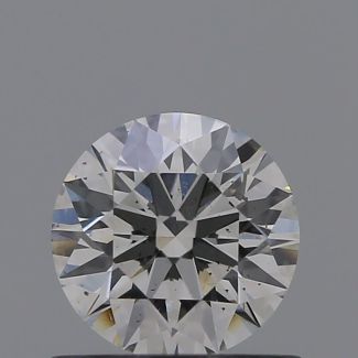 0.62 Carat Round E SI1 EX VG GIA Natural Diamond