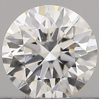 0.19 Carat Round E VVS2 EX GIA Natural Diamond