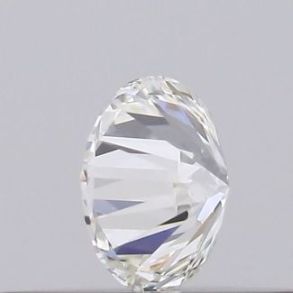 0.18 Carat Round H VVS1 EX GIA Natural Diamond