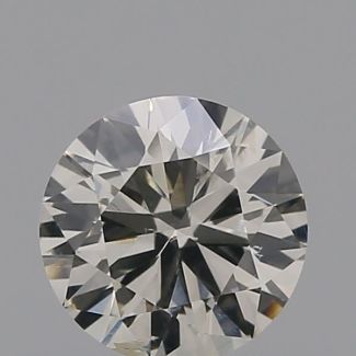 0.37 Carat Round J SI2 VG GD IGI Natural Diamond