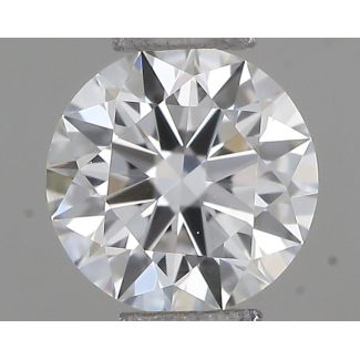 0.24 Carat Round F VVS1 EX GIA Natural Diamond