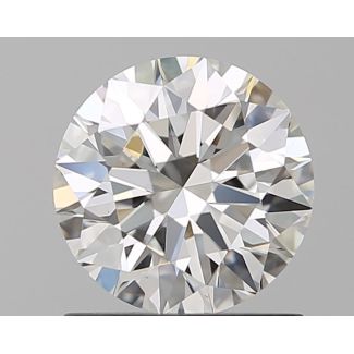 1.03 Carat Round G VS2 EX GD GIA Natural Diamond