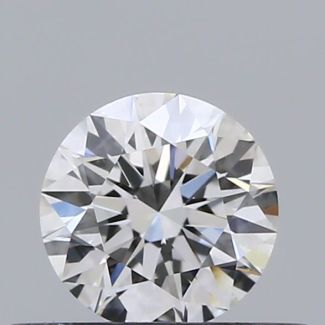 0.32 Carat Round F VVS1 EX GIA Natural Diamond