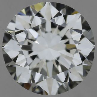 0.70 Carat Round I VS2 VG EX GIA Natural Diamond