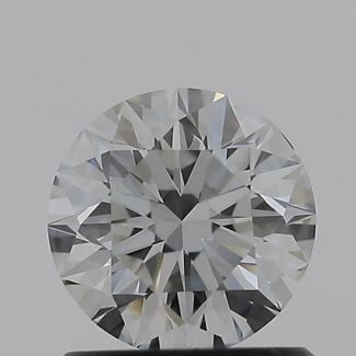 0.82 Carat Round F VVS1 EX VG GIA Natural Diamond