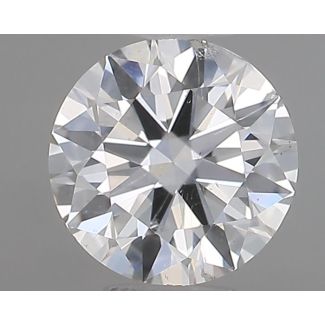 0.50 Carat Round E SI1 EX GIA Natural Diamond