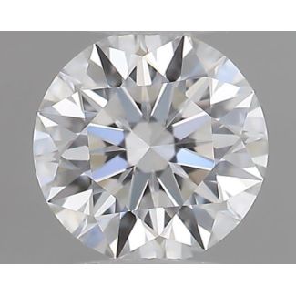 0.23 Carat Round E VVS2 EX GIA Natural Diamond