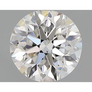 0.70 Carat Round E SI1 VG EX GIA Natural Diamond