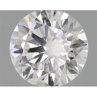 0.50 Carat Round E SI2 EX GIA Natural Diamond