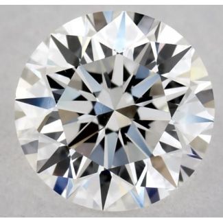 0.57 Carat Round F VS1 EX GIA Natural Diamond