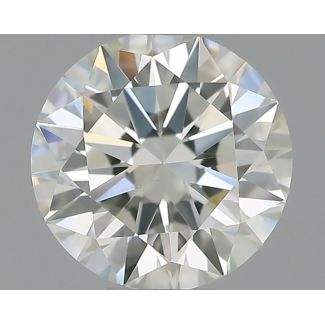 0.4 Carat Round H VVS2 EX IGI Natural Diamond