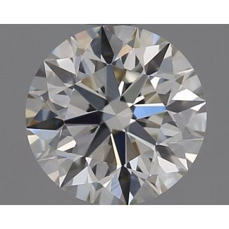 0.78 Carat Round H VVS1 EX IGI Natural Diamond