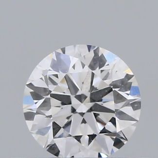 0.34 Carat Round D SI2 EX VG GIA Natural Diamond