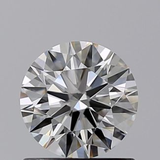 0.73 Carat Round H VVS1 EX GIA Natural Diamond