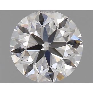 0.50 Carat Round E SI2 VG EX GIA Natural Diamond