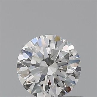 0.45 Carat Round H VS2 EX VG GIA Natural Diamond