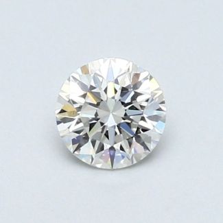 0.43 Carat Round H VVS1 VG EX GIA Natural Diamond