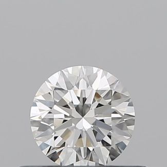 0.36 Carat Round H VS1 EX GIA Natural Diamond