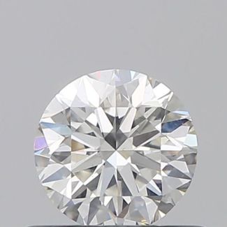 0.46 Carat Round H SI2 VG GIA Natural Diamond