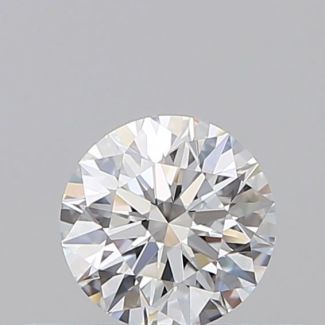 0.31 Carat Round D VVS2 EX GIA Natural Diamond